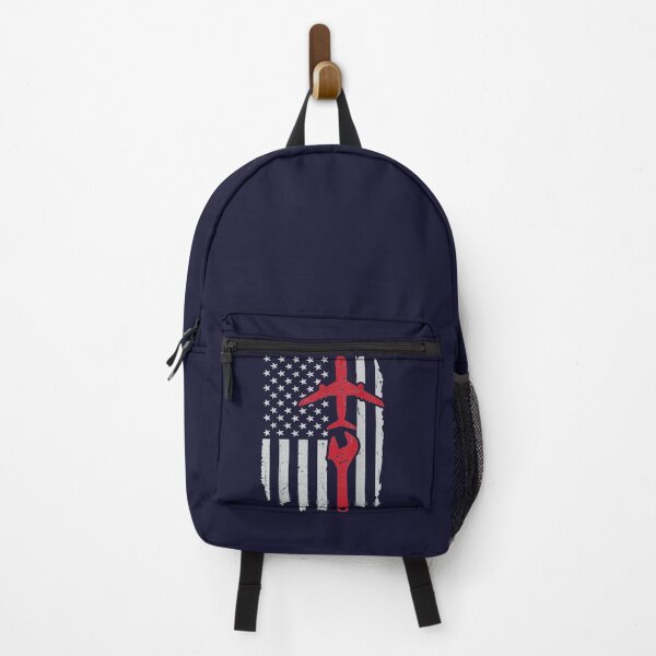 Item preview, Airplane mechanic american flag aviation designed and sold by linhkaphung.