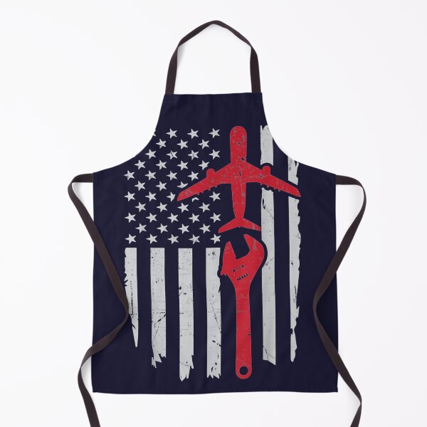Item preview, Airplane mechanic american flag aviation designed and sold by linhkaphung.