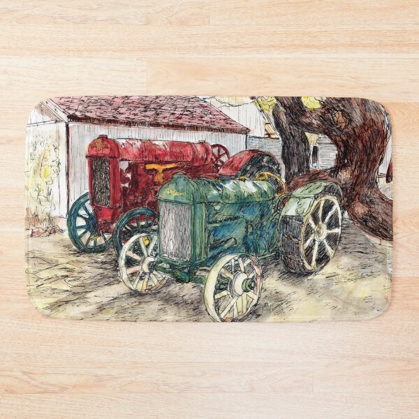 Item preview, Australian Scene - Vintage Tractors  designed and sold by Anne Huth.