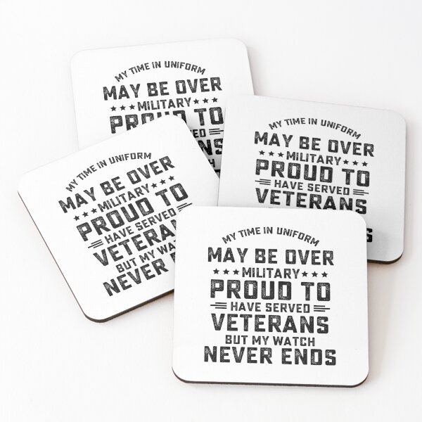 Item preview, MY TIME IN UNIFORM MAY BE OVER MILITARY PROUD designed and sold by hasanmasud.