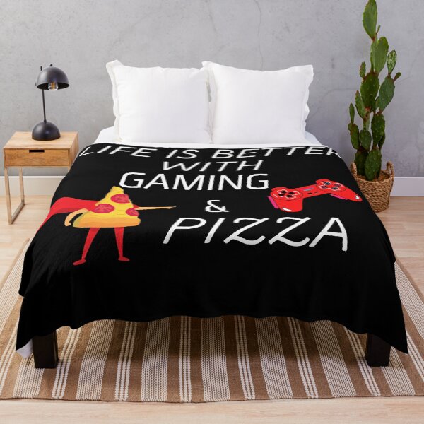 Item preview, Life Is Better With Pizza And Gaming designed and sold by Martin-bivert.