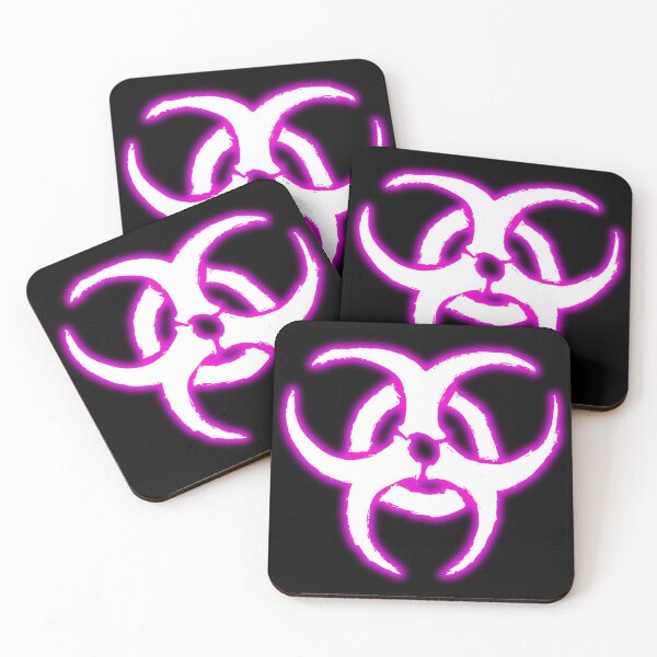 Item preview, Grungy Neon Pink Biohazard Symbol designed and sold by Dator.