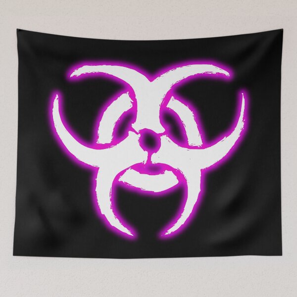 Item preview, Grungy Neon Pink Biohazard Symbol designed and sold by Dator.