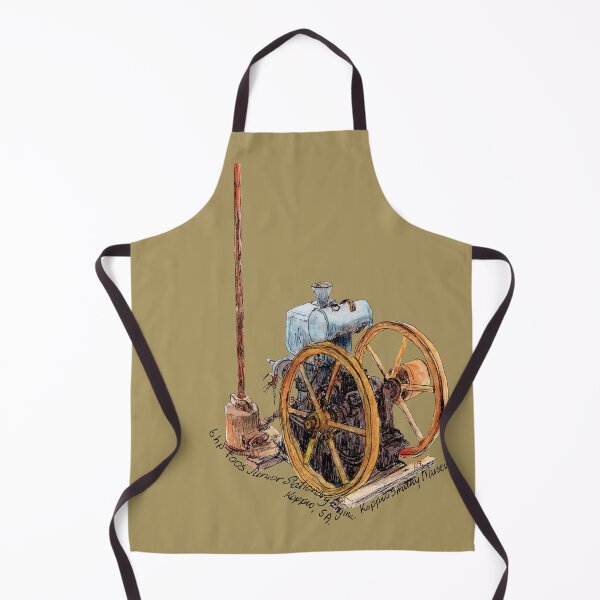 Item preview, Australian Artwork - Vintage Farm Machinery - Stationary Engine. designed and sold by Anne Huth.