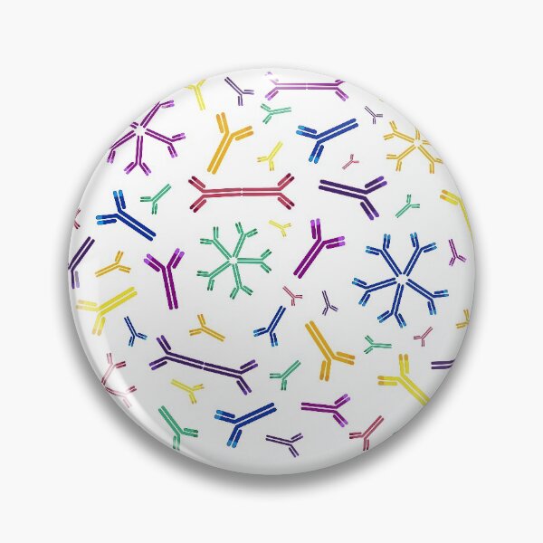 Item preview, Rainbow Antibodies (on White)  designed and sold by StuffofScience.