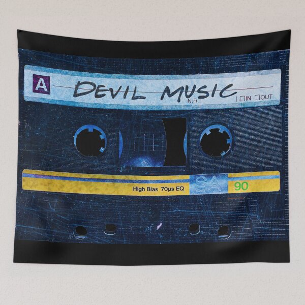 Item preview, Devil Music Cassette designed and sold by subculturepress.