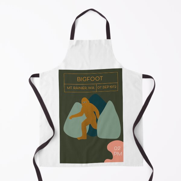 Item preview, Cryptids bigfoot sasquatch midcentury modern designed and sold by avaecreates.