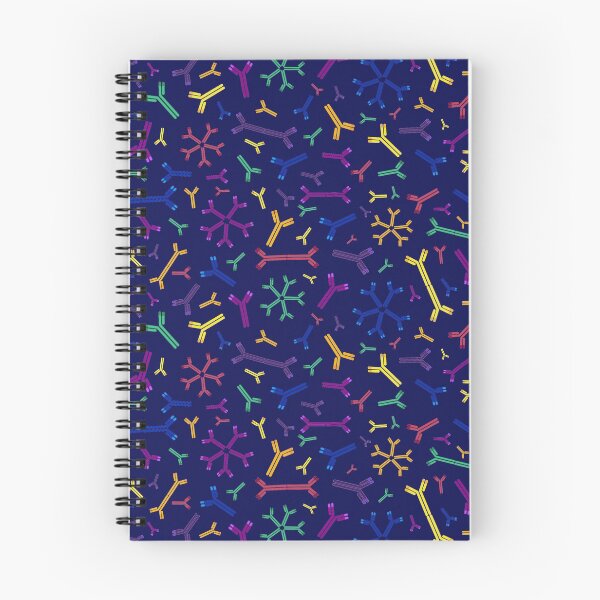 Item preview, Rainbow Antibodies (on Navy)  designed and sold by StuffofScience.