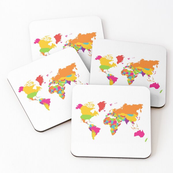 Item preview, World map, map  designed and sold by wisamart.