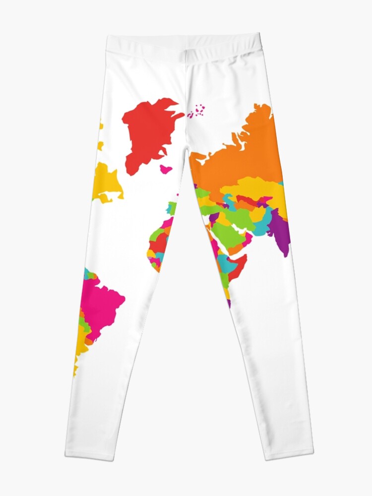 World Maps Leggings