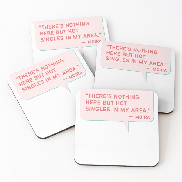Item preview, Nothing But Hot Singles - Schitts Creek Quote designed and sold by ElizabethMayArt.