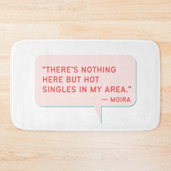Item preview, Nothing But Hot Singles - Schitts Creek Quote designed and sold by ElizabethMayArt.