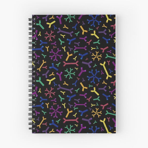 Item preview, Rainbow Antibodies (on Black)  designed and sold by StuffofScience.