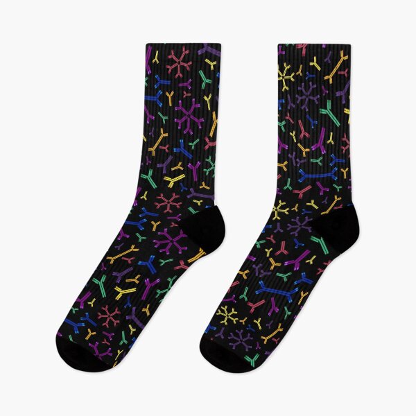 Item preview, Rainbow Antibodies (on Black)  designed and sold by StuffofScience.