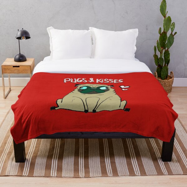 Item preview, Pugs and Kisses, Cute pug designed and sold by ErvinMarkStudio.