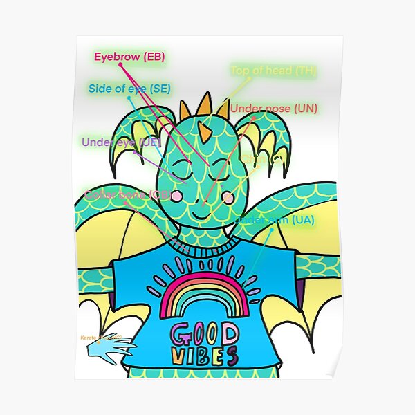 EFT Tapping Reference Poster Dragon Poster