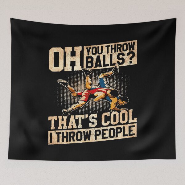 Item preview, Oh, tiras pelotas que es genial, tiro a la gente luchando designed and sold by nguyenhines.