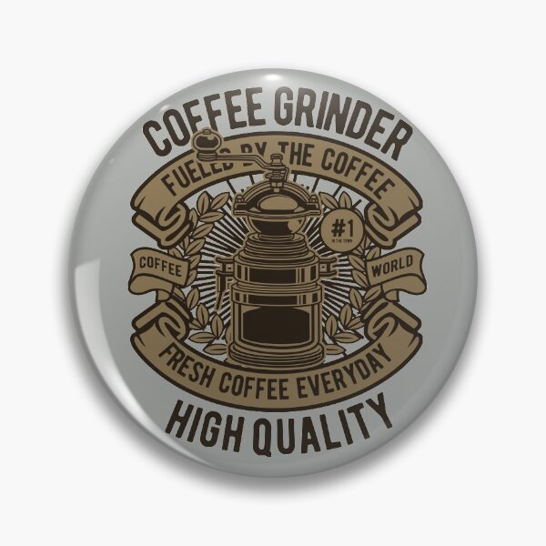 Item preview, Coffee Grinder Retro Illustration (Grey background) designed and sold by Arko  Ranger.