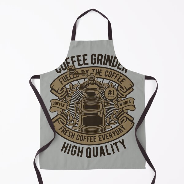 Item preview, Coffee Grinder Retro Illustration (Grey background) designed and sold by Arko  Ranger.