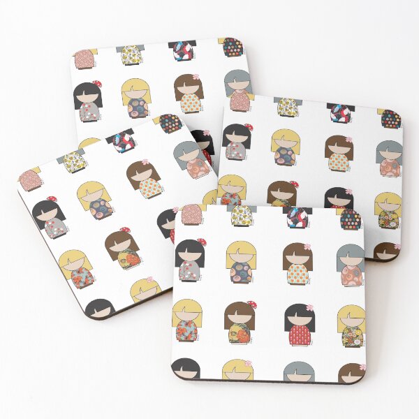 Item preview, Cute Japanese Kokeshi Doll Collection designed and sold by lmcvinco.