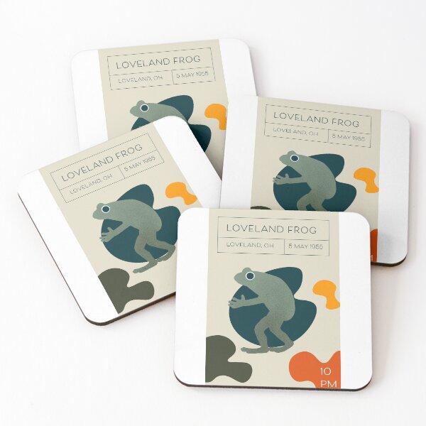 Item preview, Loveland Frog Cryptids Midcentury Modern designed and sold by avaecreates.