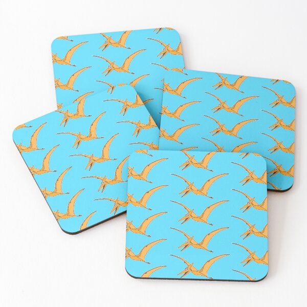 Item preview, Cute Pteranodon - on blue designed and sold by Adrienne Body.