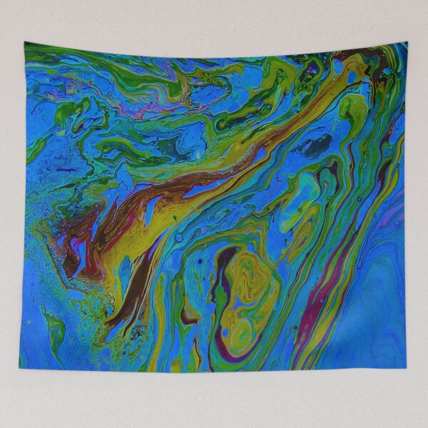 Item preview, Hydro Dipped Rainbow Rain designed and sold by ArtRoomOregon.