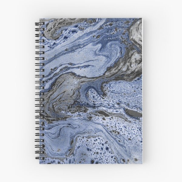 Item preview, Hydro Dipped Silvered Blue Speckles designed and sold by ArtRoomOregon.