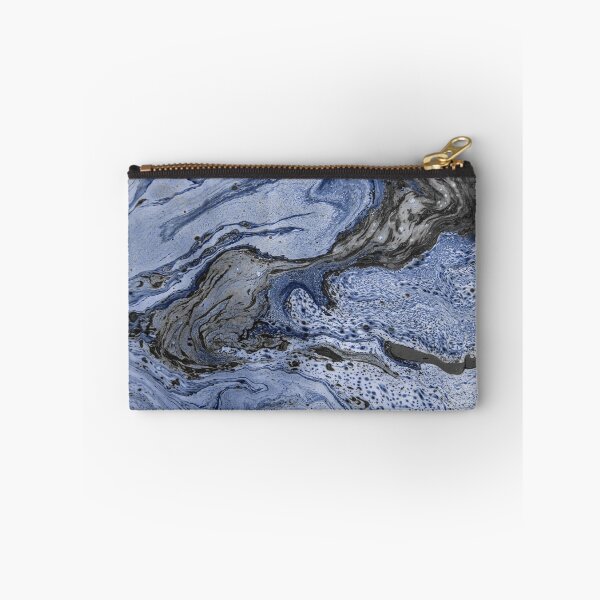 Item preview, Hydro Dipped Silvered Blue Speckles designed and sold by ArtRoomOregon.