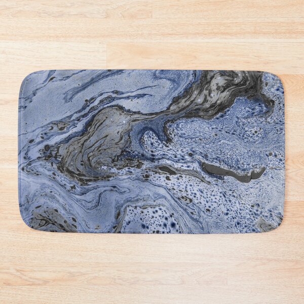 Item preview, Hydro Dipped Silvered Blue Speckles designed and sold by ArtRoomOregon.
