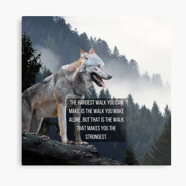 Metallbilder Der Wolf Der Wall Street Zitat Redbubble