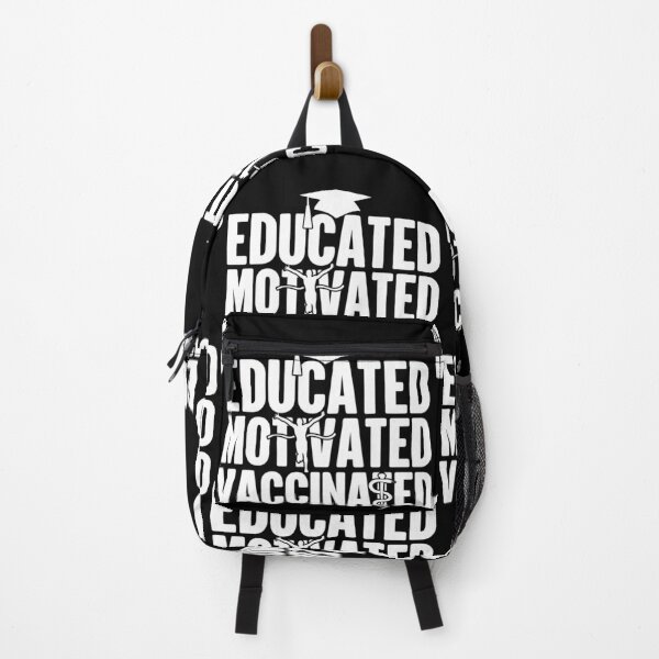 Item preview, Educated Motivated Vaccinated Immunized designed and sold by GravitiTees.