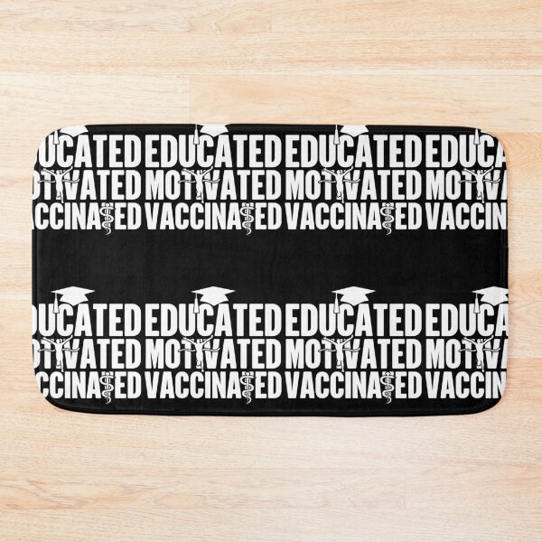 Item preview, Educated Motivated Vaccinated Immunized designed and sold by GravitiTees.