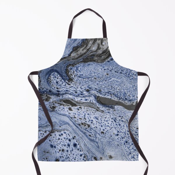Item preview, Hydro Dipped Liquified Silver Blue Speckles designed and sold by ArtRoomOregon.