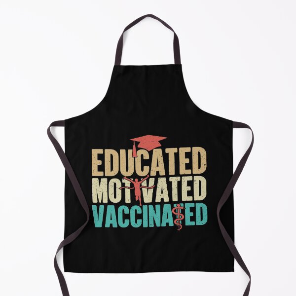 Item preview, Educated Motivated Vaccinated Protected designed and sold by GravitiTees.