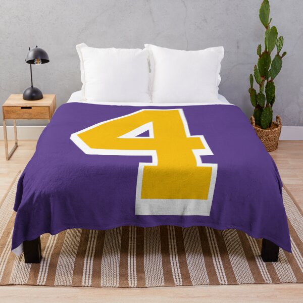 Item preview, 4 Yellow Number Four Purple Basketball Jersey designed and sold by elhefe.