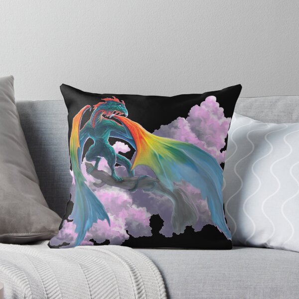 Item preview, Rainbow Dragon in Clouds designed and sold by Andrew Gaia.