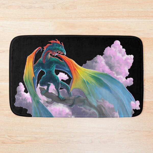 Item preview, Rainbow Dragon in Clouds designed and sold by Andrew Gaia.