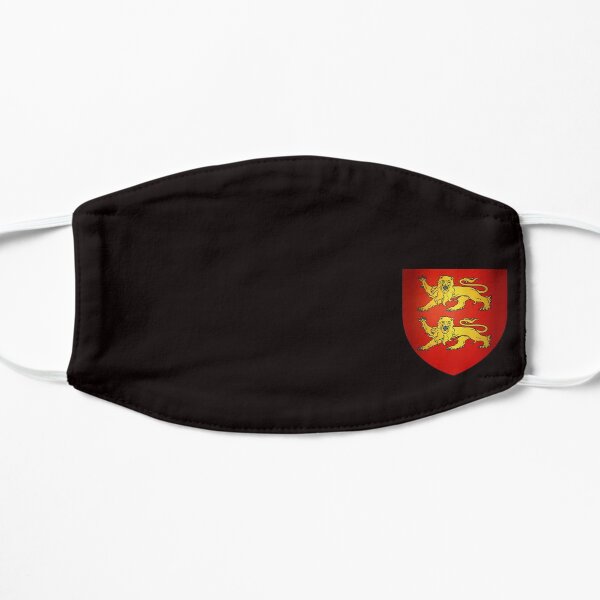 DRAPEAU DES ARMAS NORMANDIE FRANCE Masque sans plis