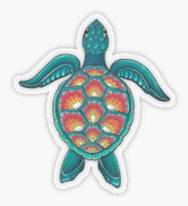 Tortue Mandala Sticker transparent