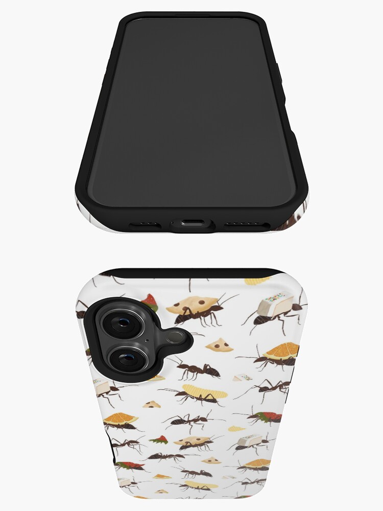 Imagen 3 de 4, Funda de iPhone con la obra Hormigas llevando bocadillos, diseñada y vendida por amymh.