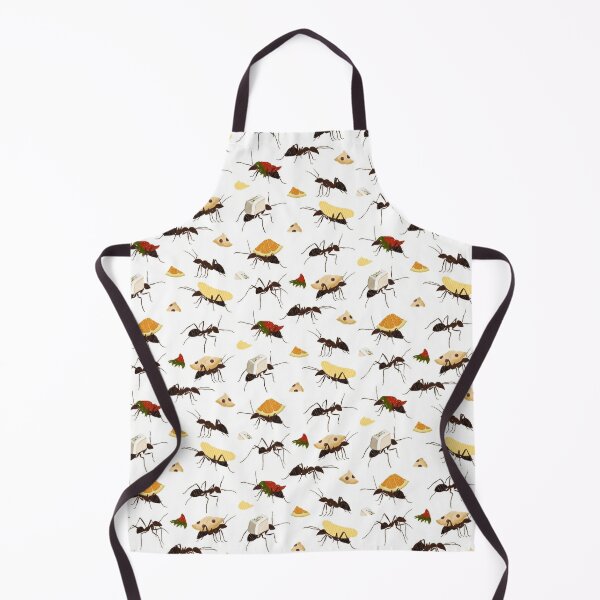 Ants Carrying Snacks Kitchen Apron