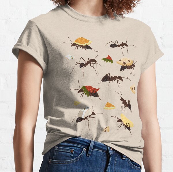 Ants Carrying Snacks Classic T-Shirt