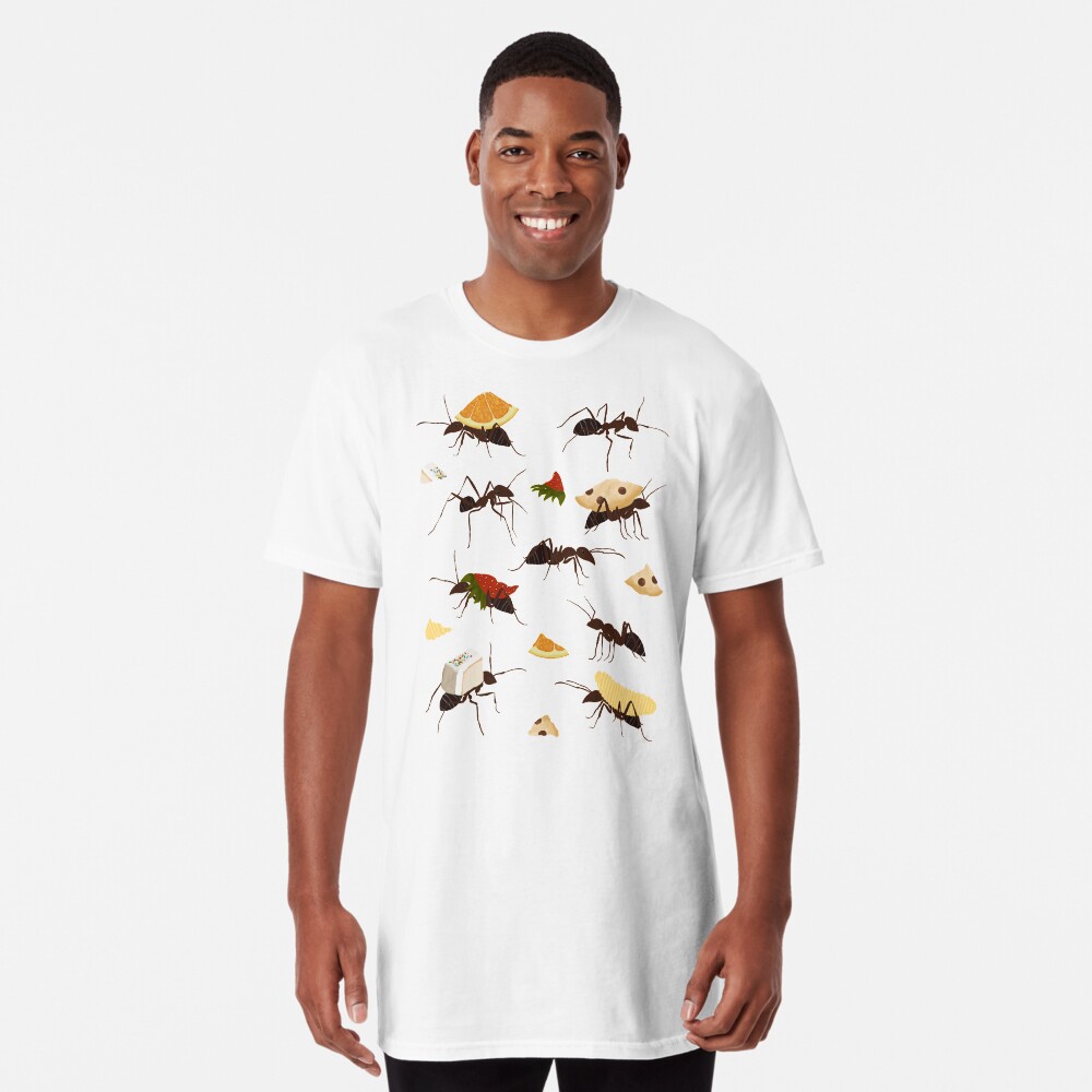 Vista previa del artículo con la obra «Camiseta larga», diseñado y vendido por amymh.