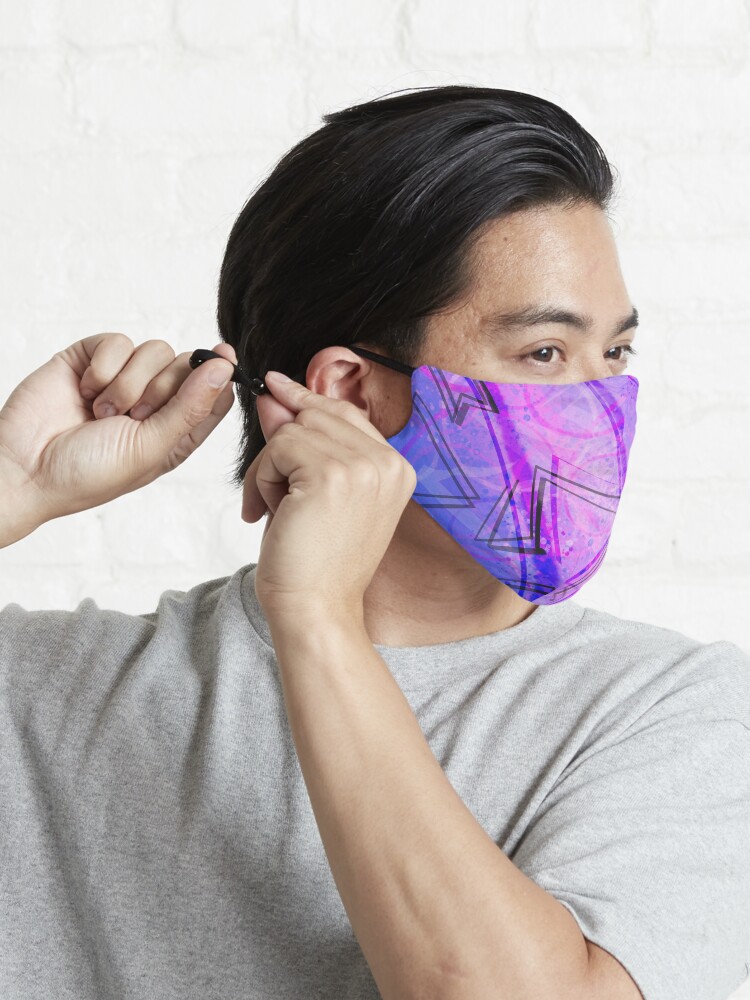 Alternate view of Space Sunflower Night Sky Mask