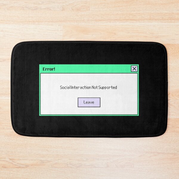 Item preview, Social Interaction Not Supported  designed and sold by Christeena-.