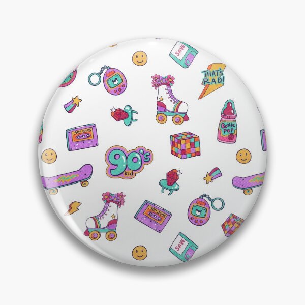 Item preview, Cute 90s Retro Pattern designed and sold by AllyArtDesigns.