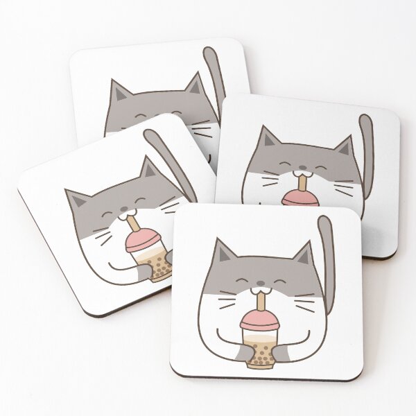 Item preview, Boba Cat designed and sold by DIDAKU.