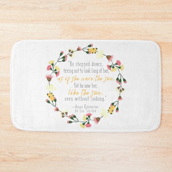 Item preview, Leo Tolstoy Anna Karenina Quote designed and sold by Dollfacedesign.