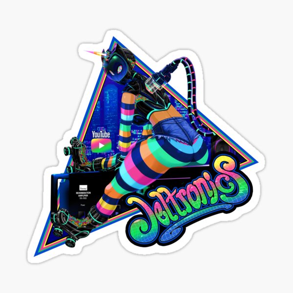 REVERBERATIONS PYRAMID - JELTRONICS Sticker